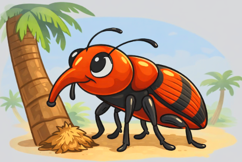 alt="Intervention anti-charançon rouge du palmier en Auvergne-Rhône-Alpes – Diagnostic et traitement certifié Fauna Control 3D"